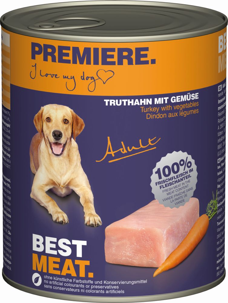 Adult Best Meat, dåse kalkun & grønt 800 g