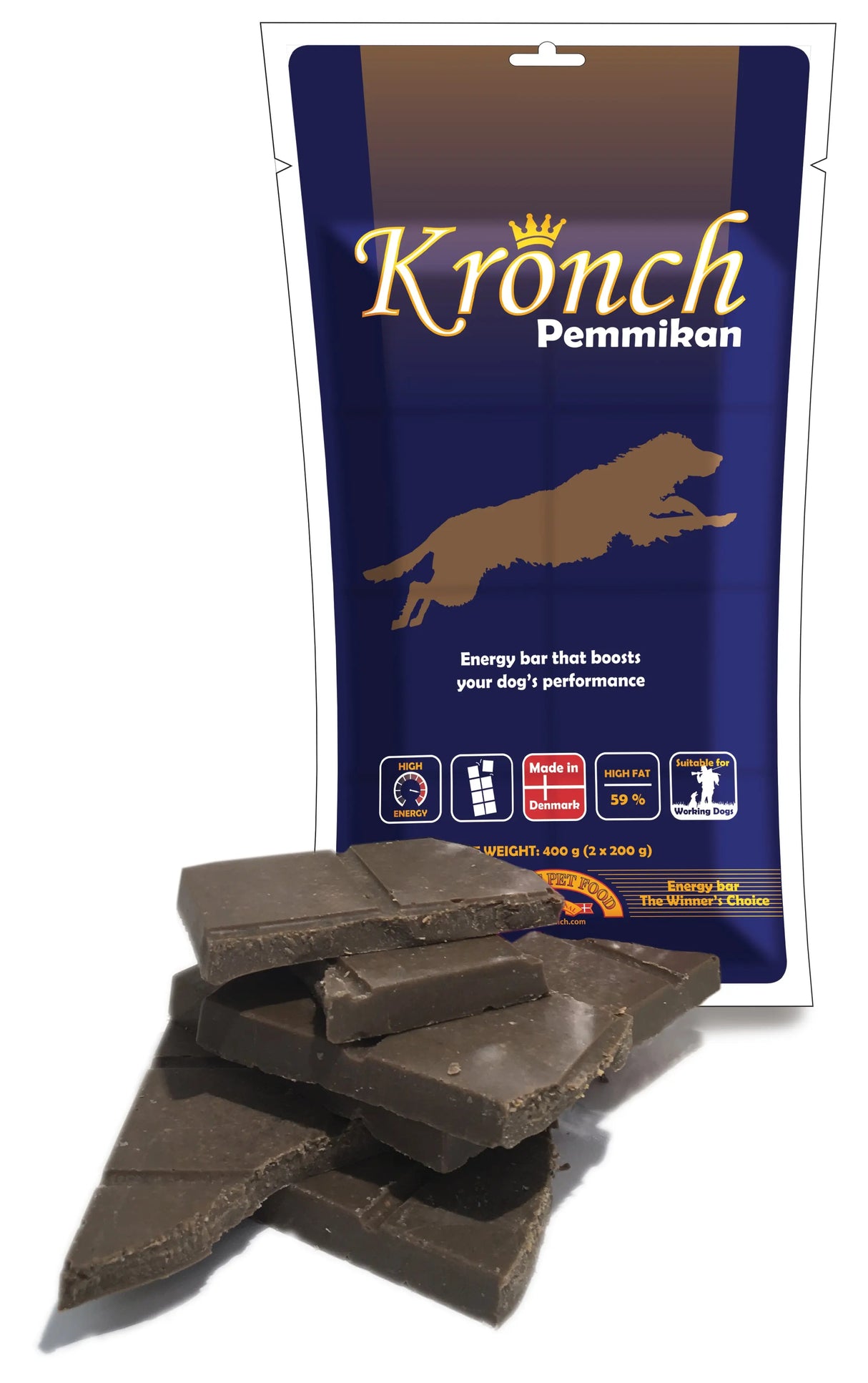 Pemmikan Kronch 400 g - Maxi Zoo Danmark