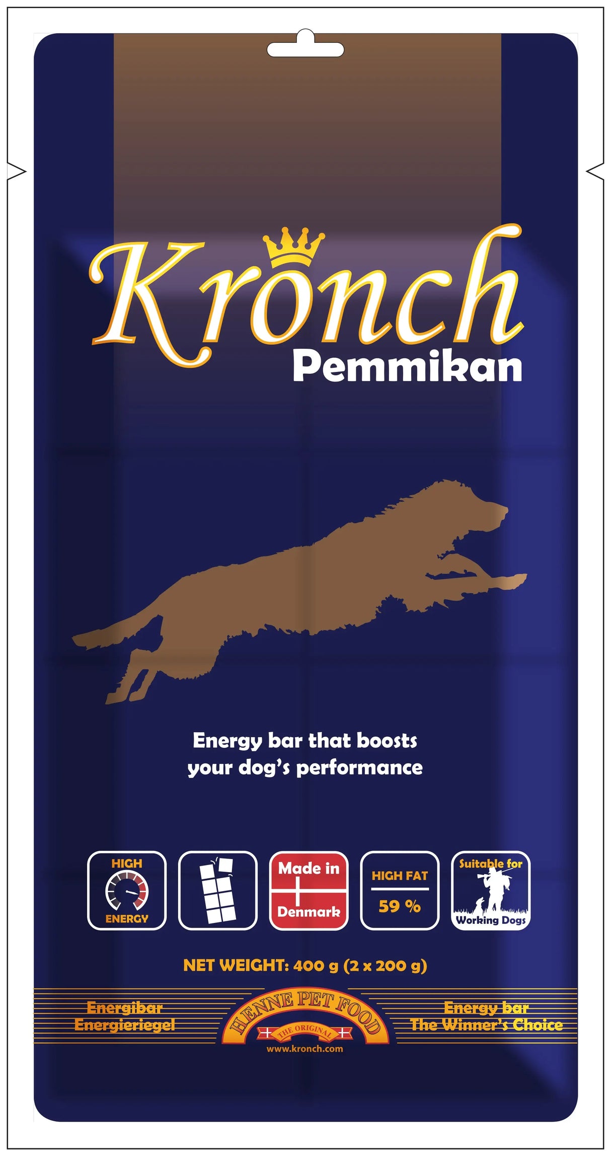 Pemmikan Kronch 400 g - Maxi Zoo Danmark