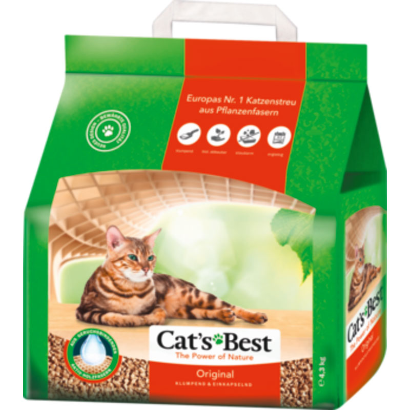 Kattegrus øko Plus klumpende 10 l / 4,3 KG