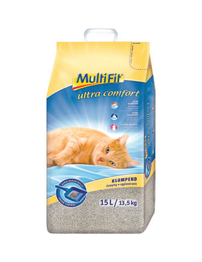 Kattegrus Ultra Comfort klumpende 13,5kg/15L