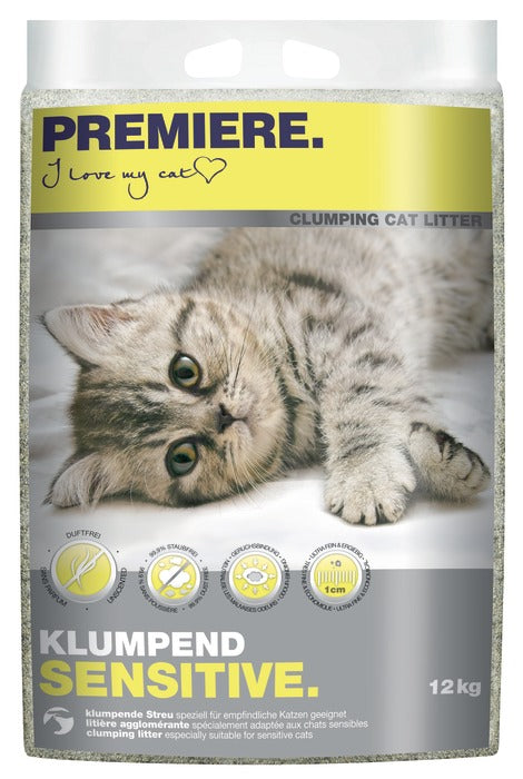 Kattegrus Sensitive klumpende 12 kg/12 l