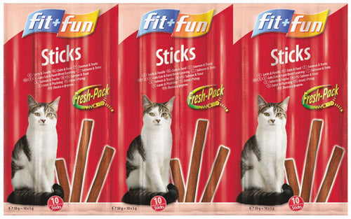 Sticks laks & forel 10 stk 50 g