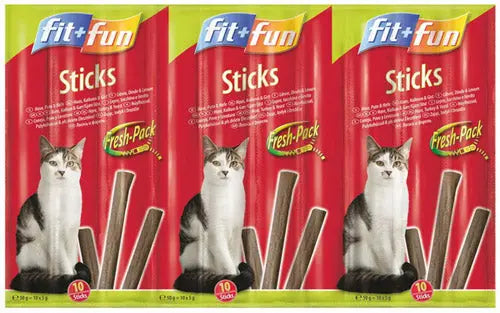 Sticks hare, kalkun & gær 10 stk 50 g - Maxi Zoo Danmark