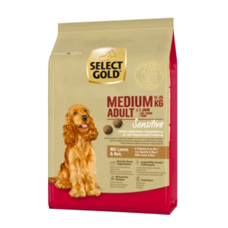 Adult Sensitive Medium Lam & Ris - Maxi Zoo Danmark