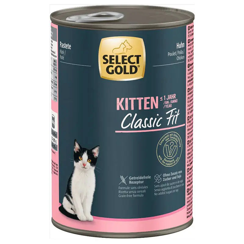 Kitten Sensitive Hair&Skin dåse kylling 400 g - Maxi Zoo Danmark