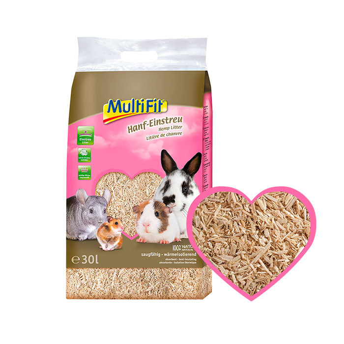 Hampstrøelse i pose 30 l / 3 kg