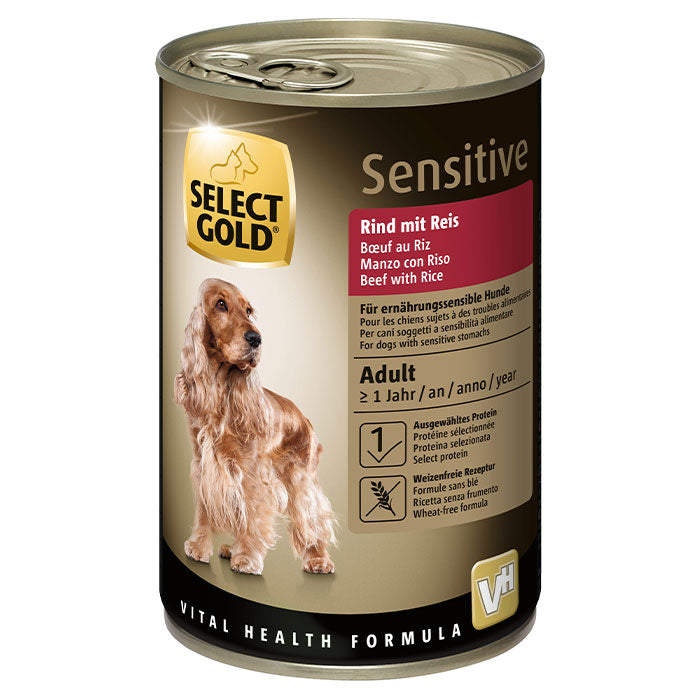 Adult Sensitive, dåse okse & ris 400 g