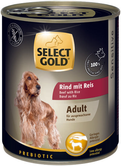 Adult Sensitive, dåse okse & ris 800 g