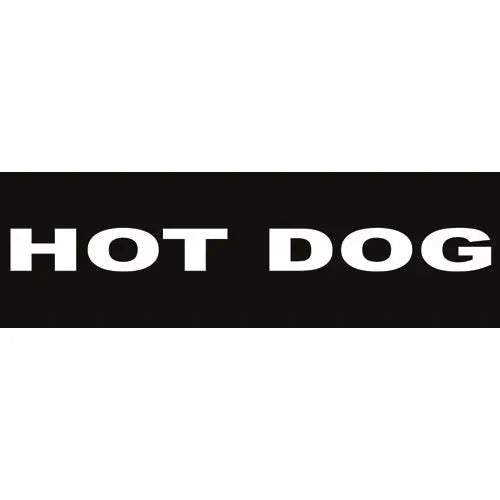 Labels Hot Dog large K9