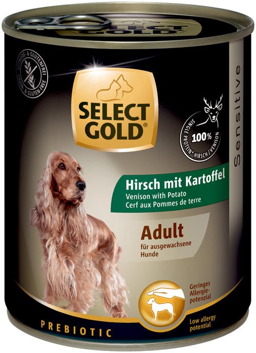 Adult Sensitive, dåse hjort & kartofler 800 g