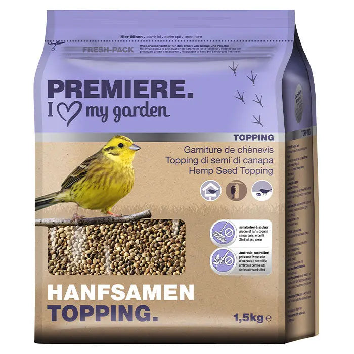 Hampefrø 1,5 kg - Maxi Zoo Danmark