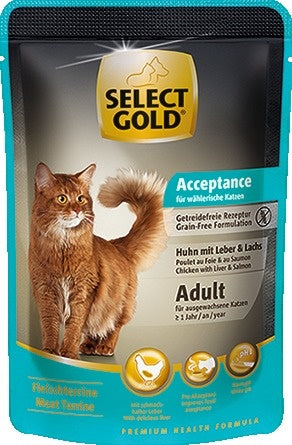 Adult Sensitive Acceptance pouch laks & kylling 85 g