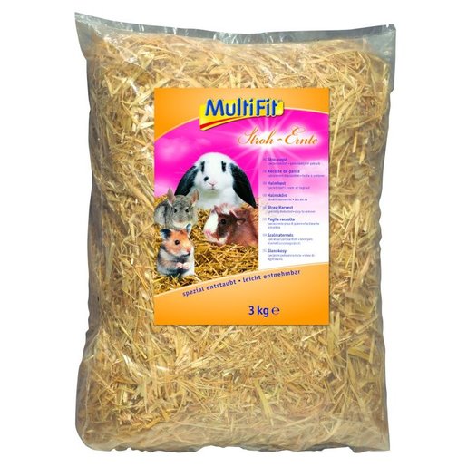 Halm strøelse i pose 3 kg