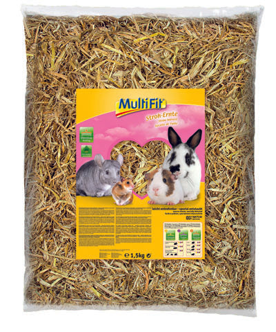 Halm strøelse i pose 1,5 kg