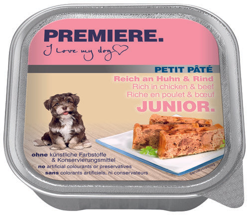 Junior Petit Paté, alu-bakke kylling & okse 150 g