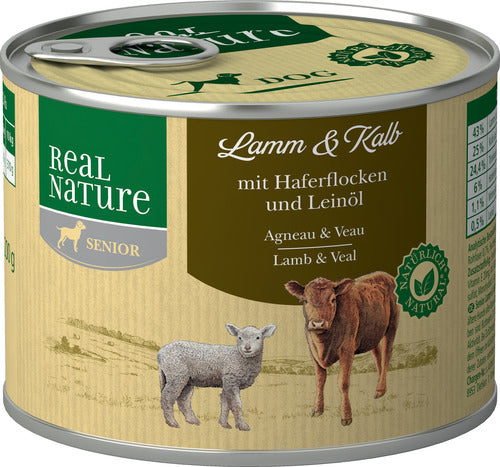 Senior, dåse lam & kalv 200 g