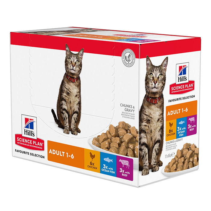 Adult Optimal Care, menu pou 3 varianter 12x85 g