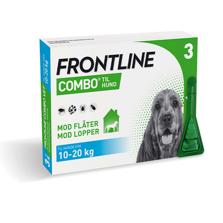 Flåt-og Loppemiddel Combo Vet 10-20 kg 3 x 1,34 ml hund