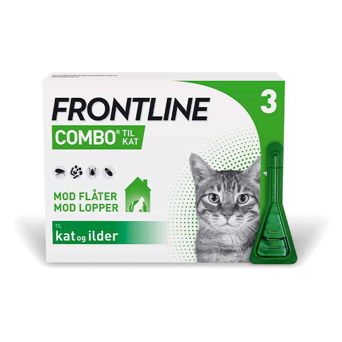 Flåt-og Loppemiddel Combo Vet 3 x 0,5 ml til kat