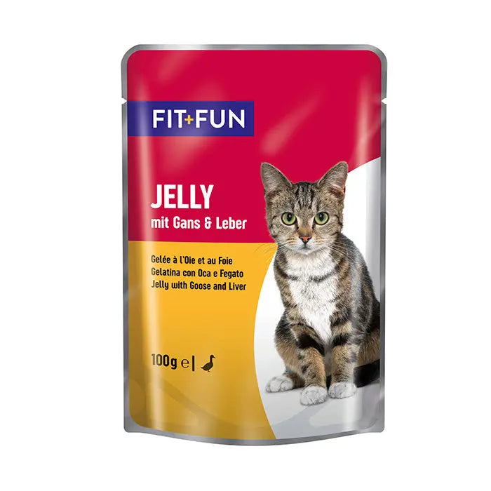 Adult Jelly, menuboks pouch 4 varianter 44x100 g - Maxi Zoo Danmark