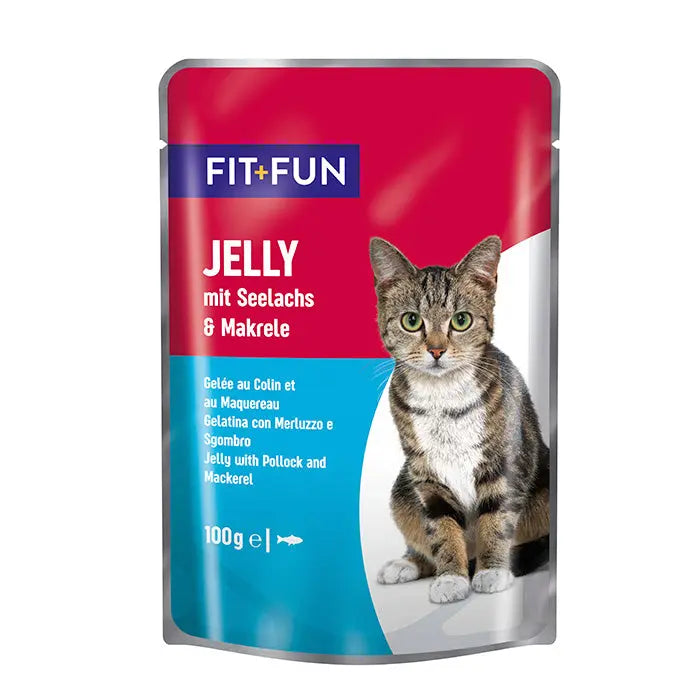 Adult Jelly, menuboks pouch 4 varianter 44x100 g - Maxi Zoo Danmark