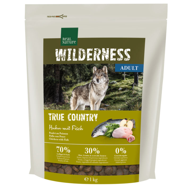 Adult Wilderness True Country kylling & fisk 1 kg