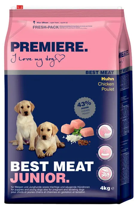 Junior Best Meat kylling 4 kg - Maxi Zoo Danmark