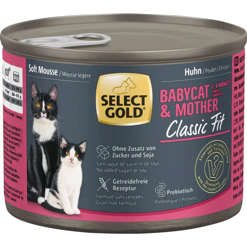 Babycat & Mother Mousse, dåse kylling 200 g - Maxi Zoo Danmark