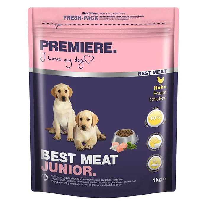 Junior Best Meat kylling 1 kg - Maxi Zoo Danmark