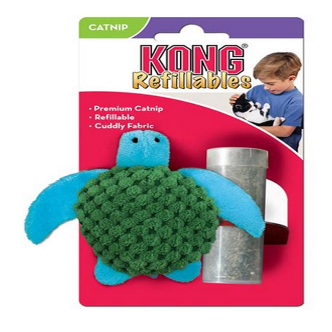 Plyslegetøj Turtle med catnip