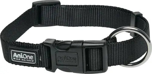 Nylonhalsbånd Classic Sort - Maxi Zoo Danmark