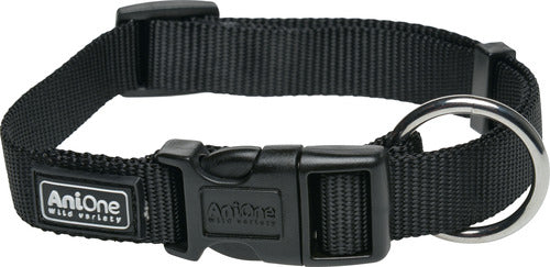 Nylonhalsbånd Classic Sort