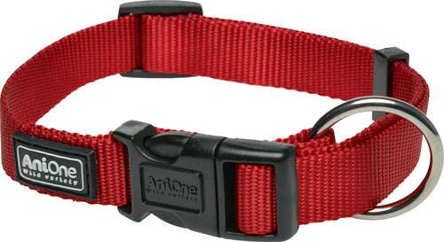Nylonhalsbånd Classic Rød