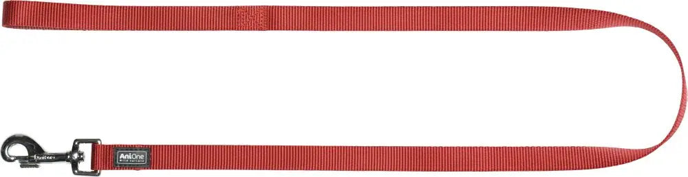 Nylon kortline Classic 100 cm x 15 mm rød ANIONE