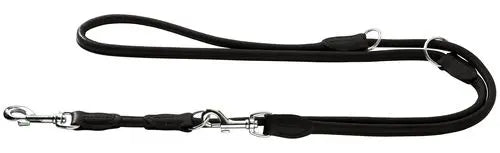 Læder rund line Elg 200 cm 10 mm bred sort - Maxi Zoo Danmark