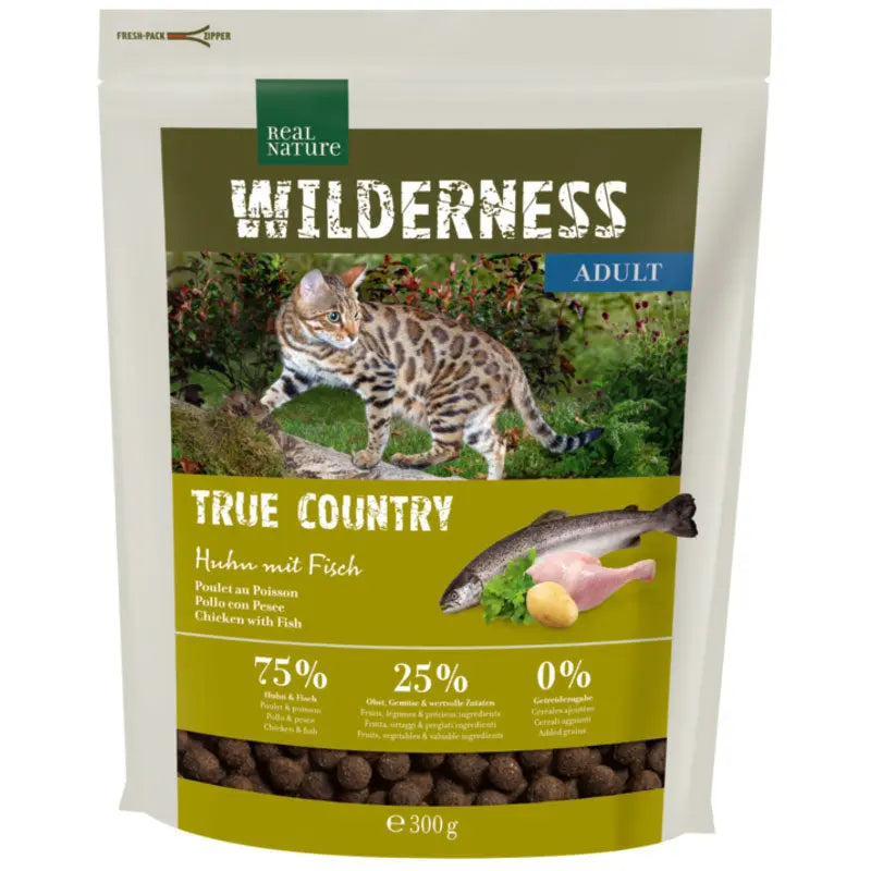 Adult Wilderness True Country kylling & fisk 300 g - Maxi Zoo Danmark