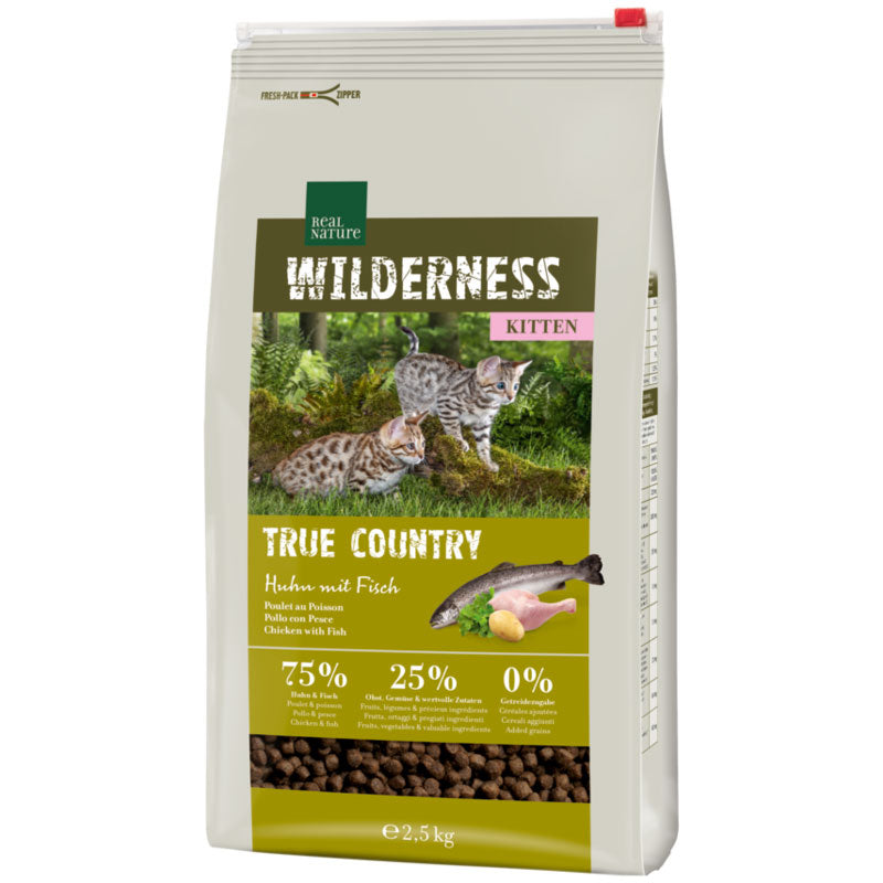 Kitten Wilderness True Country kylling & fisk 2,5 kg