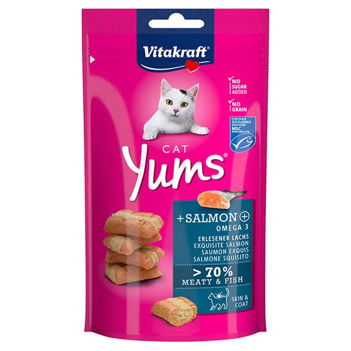 Cat Yums laks og Omega 3, 40 g - Maxi Zoo Danmark