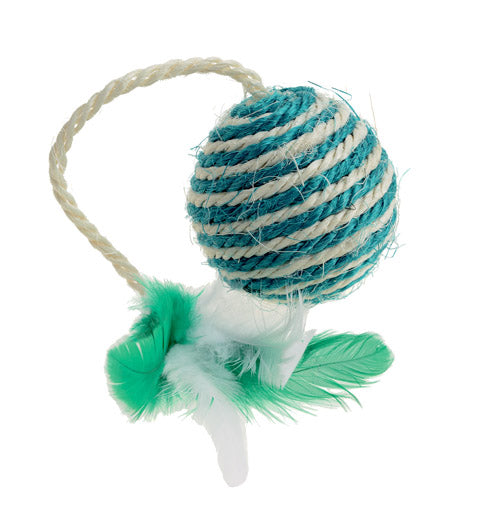 Sisal bold m/fjer 5 cm