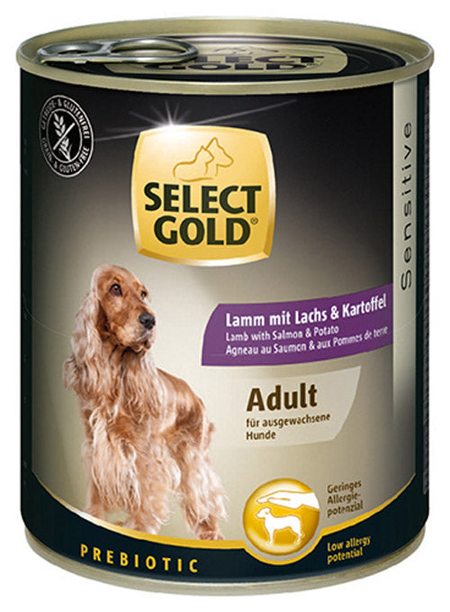 Adult Sensitive, dåse lam, laks & kartofler 800 g