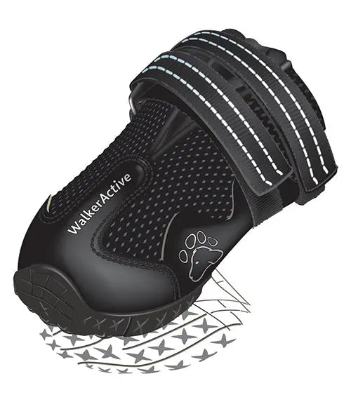 Hundesko Walker Active S/M 2 stk sort - Maxi Zoo Danmark