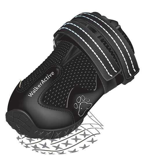 Hundesko Walker Active L/XL 2 stk sort