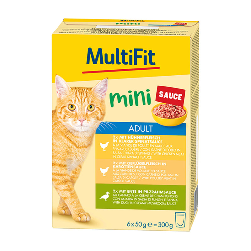 Adult Mini, menuboks pouch Fjerkræ 6x50 g