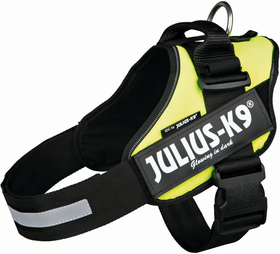 Julius K9 Power-Sele L 66-85cm gul