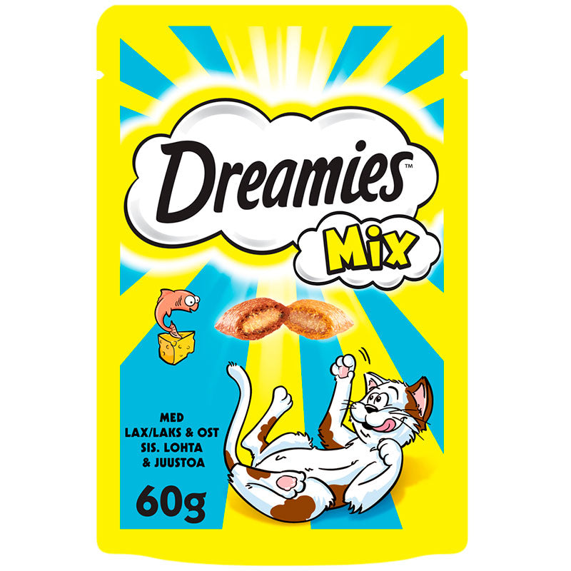 Adult Dreamies Mix laks & ost 60 g