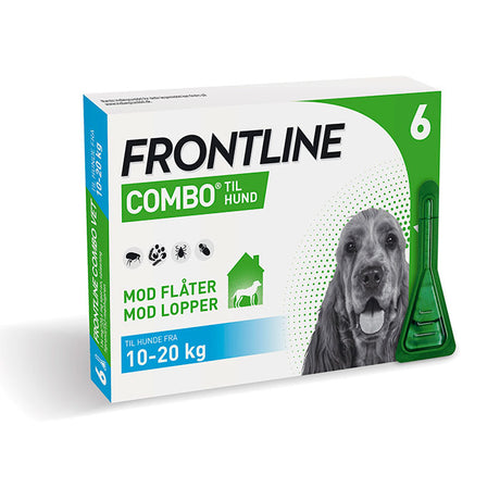 Flåt-og Loppemiddel Combo vet 10-20 kg 6x1,34ml til hund