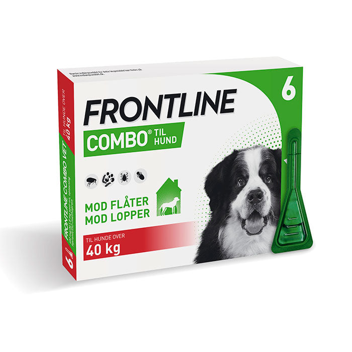 Flåt-og Loppemiddel Combo vet over 40 kg 6x4,02ml til hund