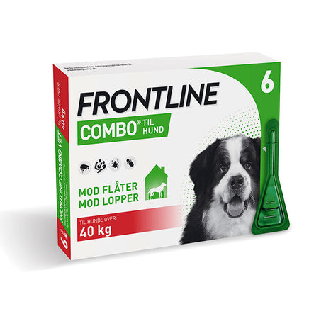 Flåt-og Loppemiddel Combo vet over 40 kg 6x4,02ml til hund