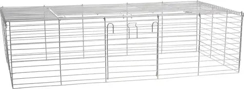 Top gitter til gnaverbur 120,8 x 56,3 x 26,3 cm grå ANIONE